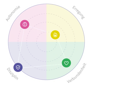 Eine Illustration des Markenrads