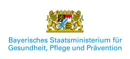 Logo Bayrisches Staatsministerium für Gesundheit, Pflege und Prävention
