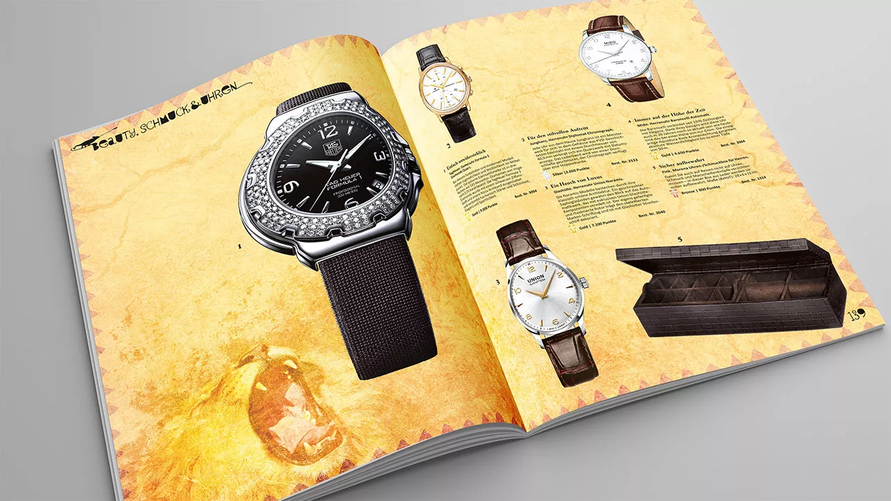 VW Financial Services Brochure open