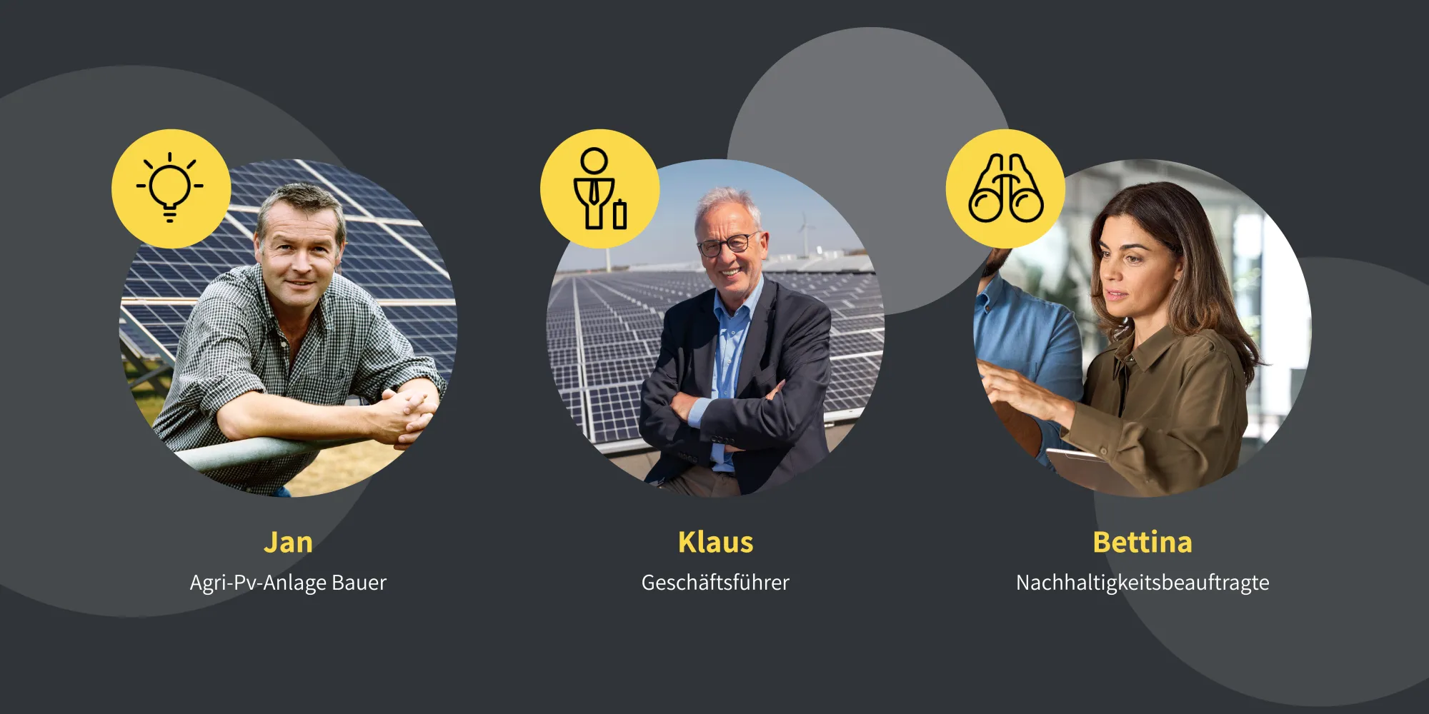 Jan, Klaus und Bettina