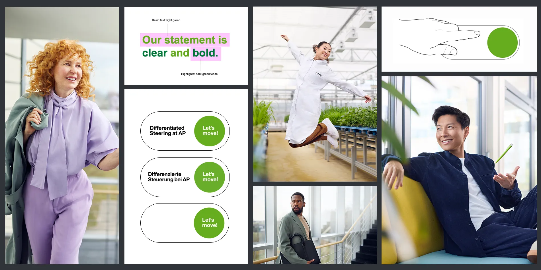 Beispiele des Corporate Design und der Bildwelt