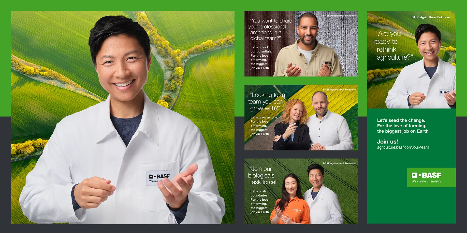 Eine Collage an Arbeitsergebnissen