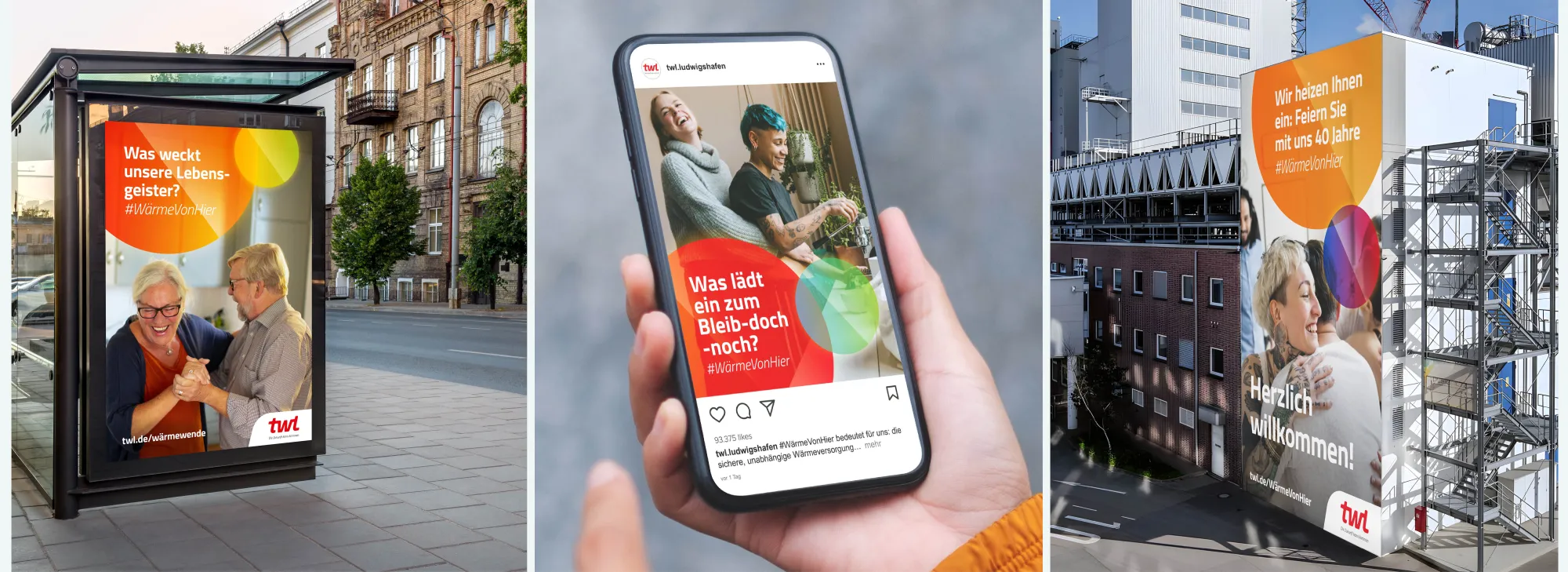 Beispiele einer Kommunikationskampagne für TWL