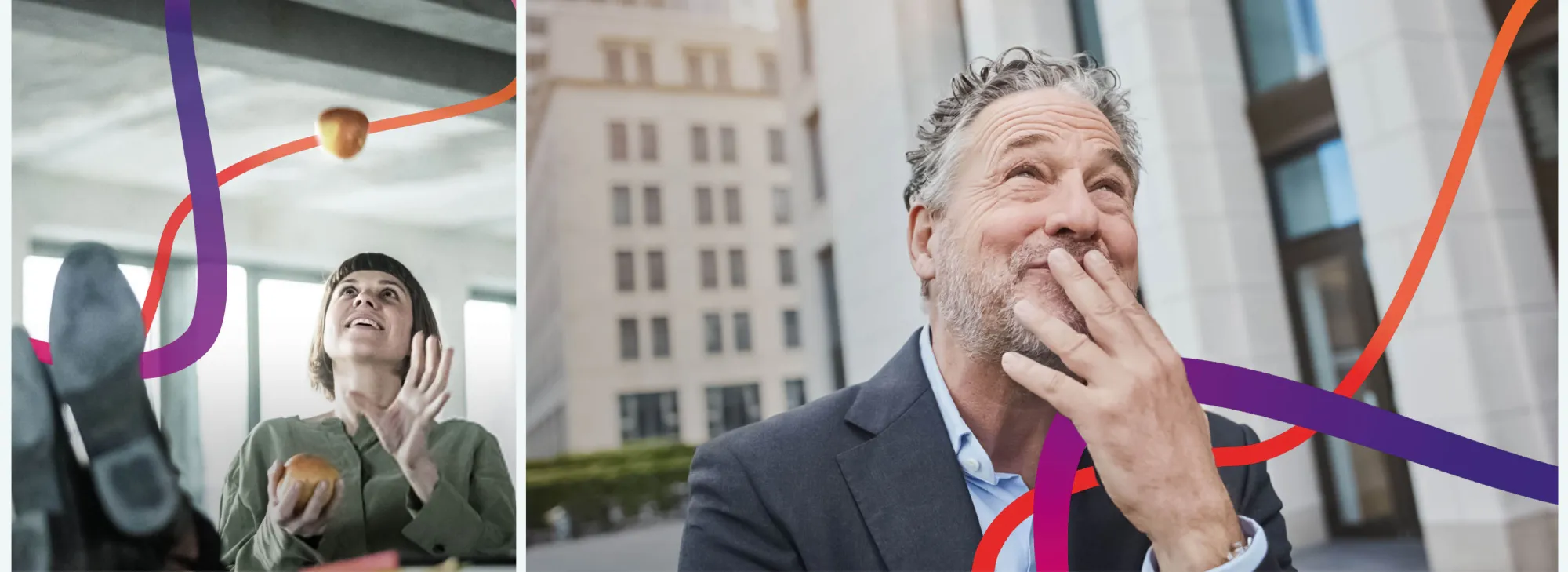 Zwei Ausschnitte aus der Bildwelt von MVV