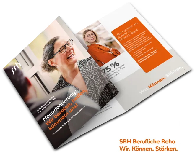Flyer der SRH Berufliche Reha