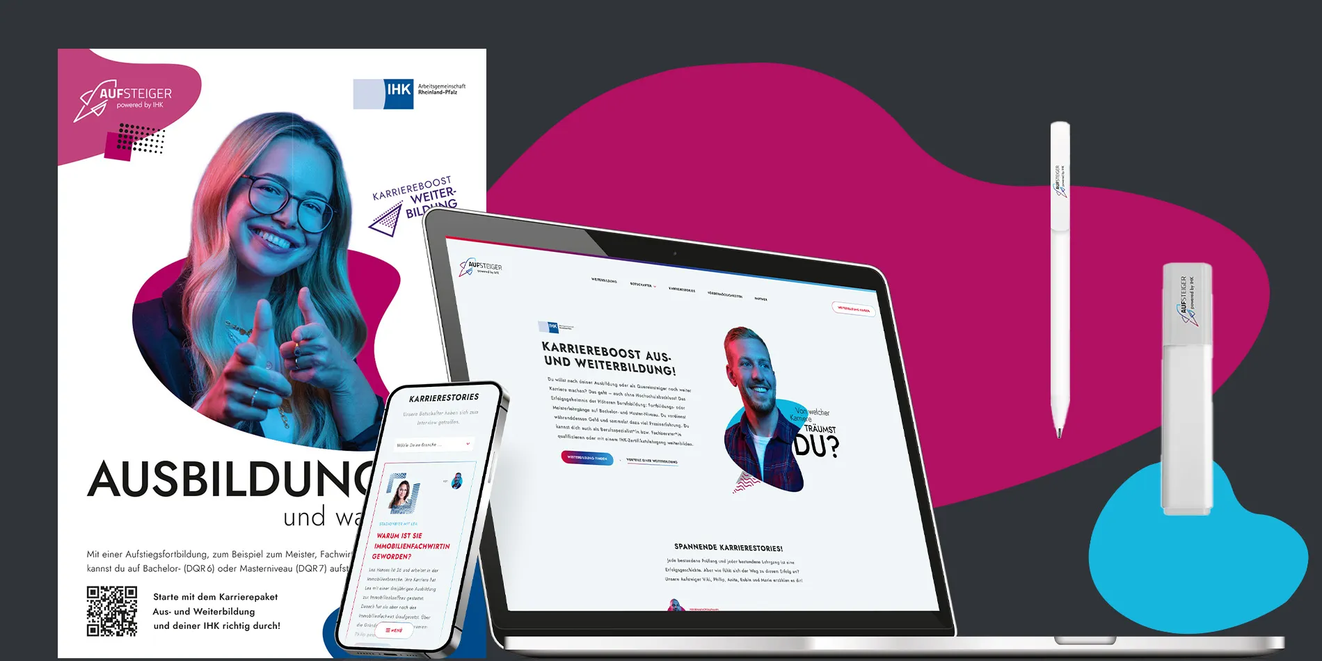 Mockups der Kampagne