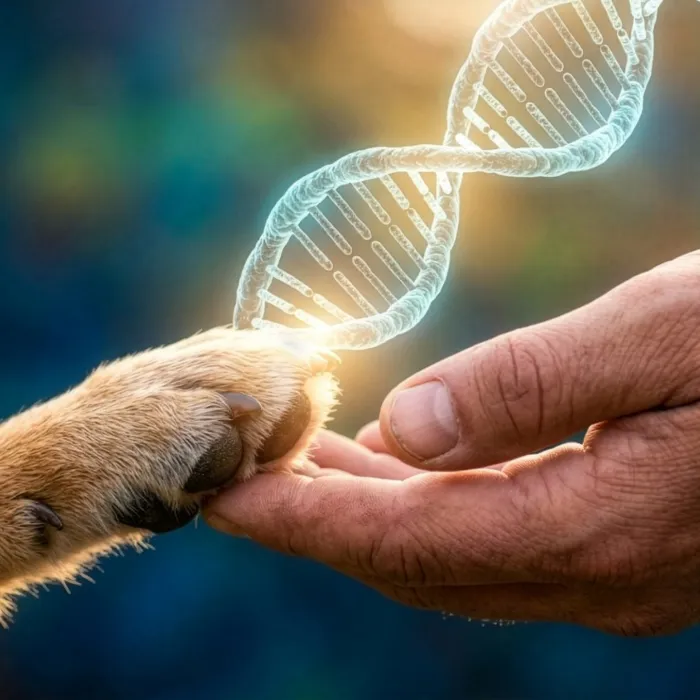 Pfote Haustier DNA Mensch