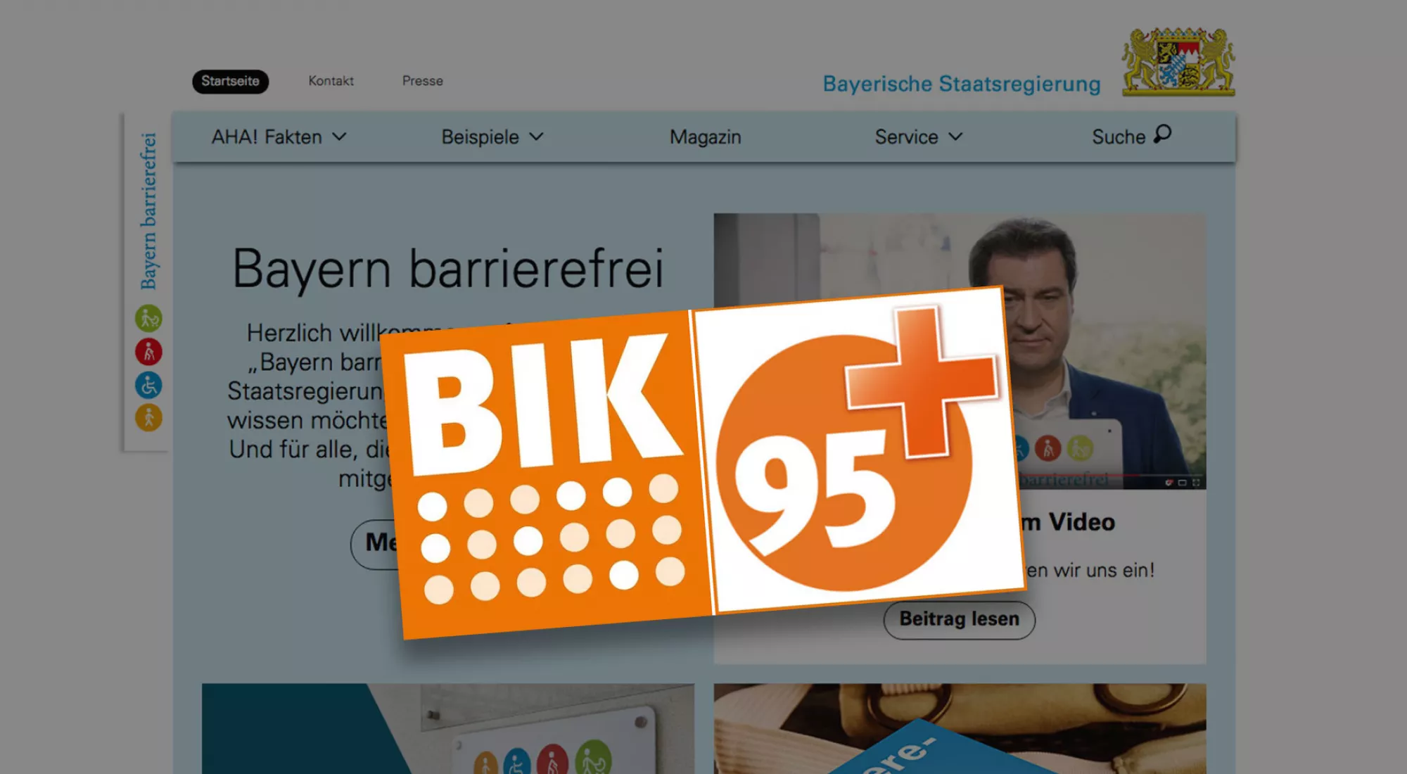 barrierefreie Website