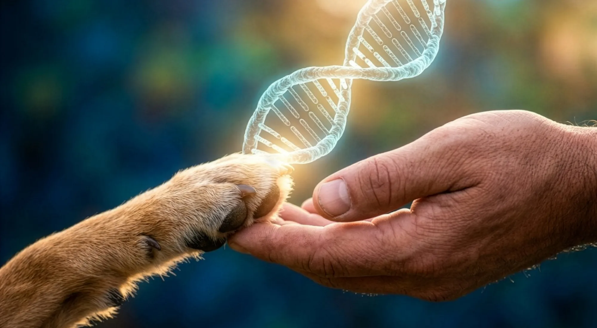 Pfote Haustier DNA Mensch