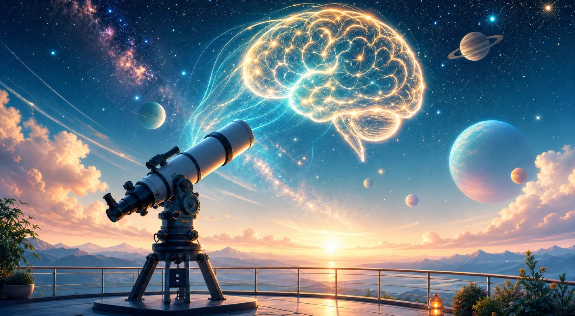 teleskop sky brain