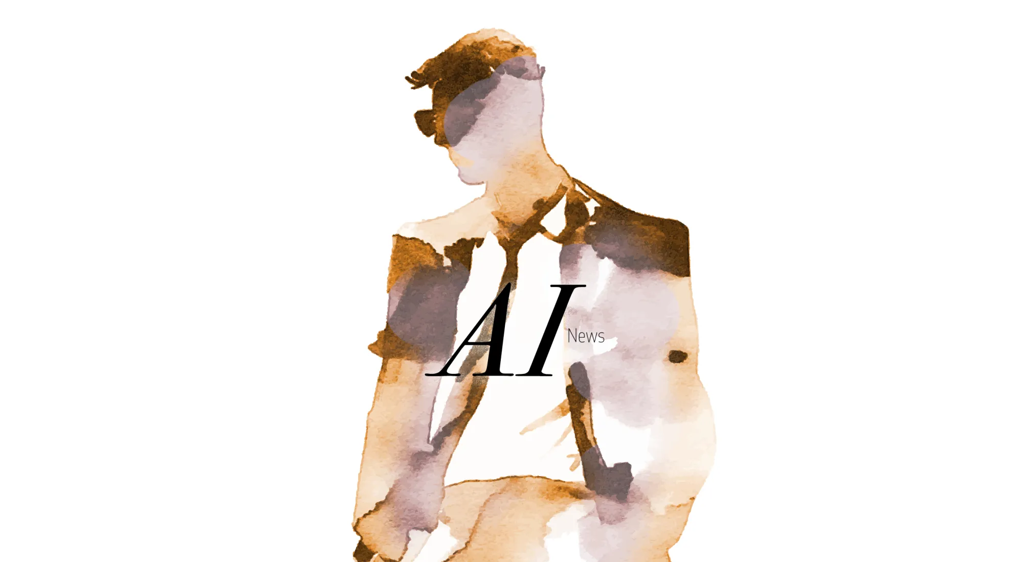 Aquarell Businessmann